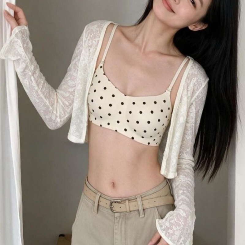 Bralette Wireless Soft - حمالة صدر نسائية بدون أسلاك بنقشة