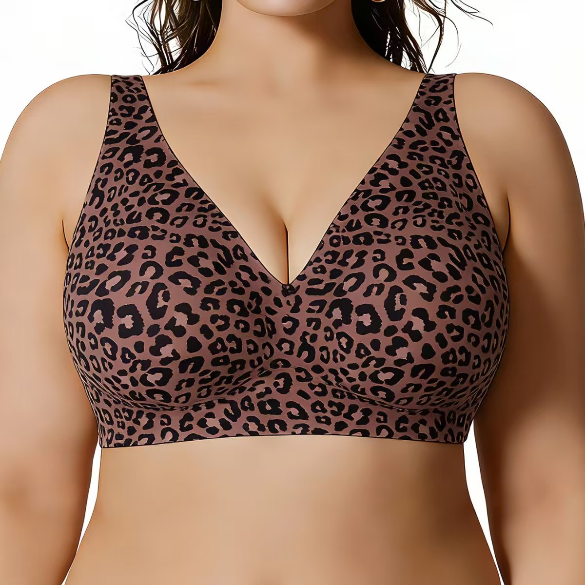 حمالة صدر لاسلكية بنقشة الفهد، - مراجعة Bralette Wireless Soft وسعره