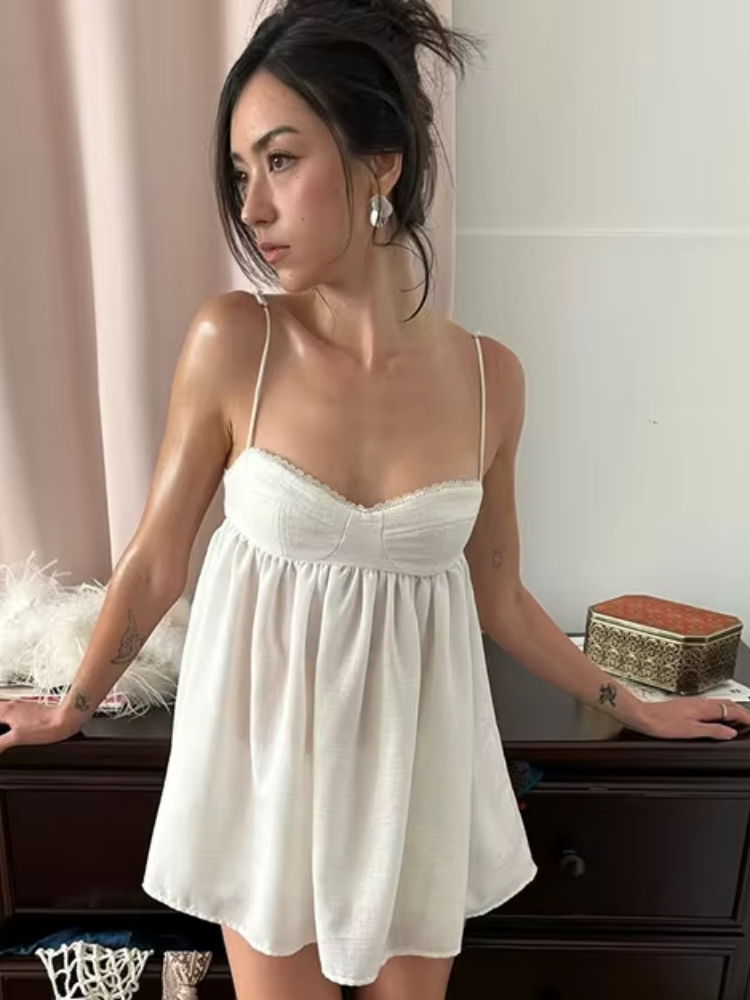 طقم نوم نسائي كلاسيكي من قطعتي - مراجعة Cami Top Lace وسعره