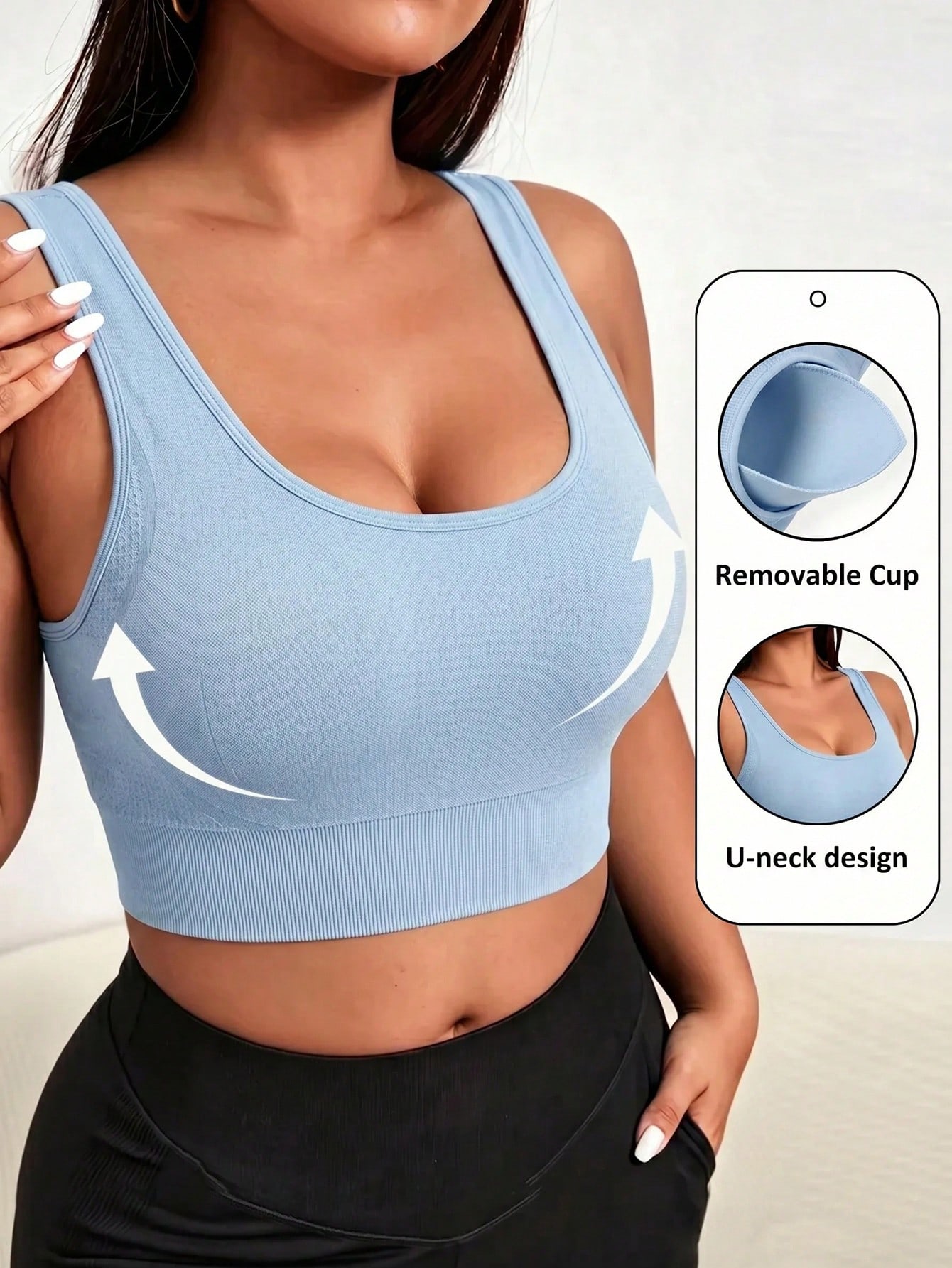 حمالة صدر رياضية بدون خياطة لل - مراجعة Push Up Bra Padded وسعره