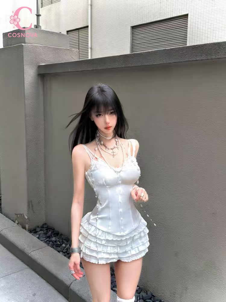 طقم كورسيه دانتيل كوكيت من قطع - مراجعة Cami Top Lace وسعره